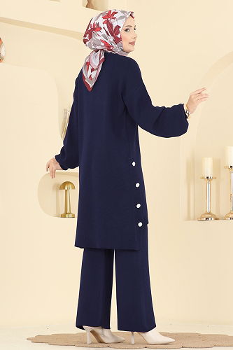 moda selvim Combined 2763AYD574 Navy Blue - Thumbnail