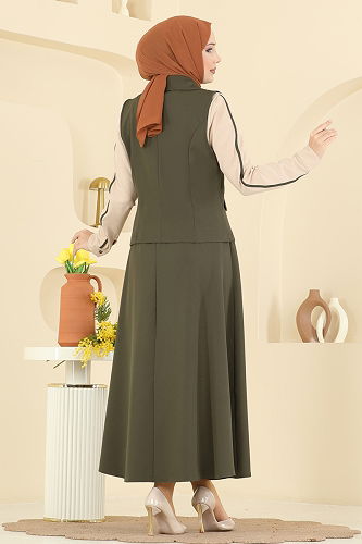 moda selvim Combined 2763SL432 Khaki - Thumbnail