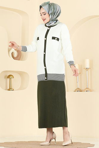 moda selvim Combined 2765AYD574 Khaki - Thumbnail