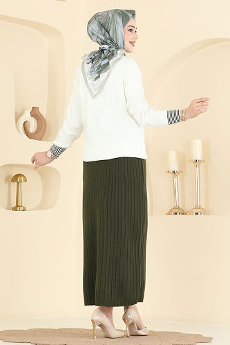 moda selvim Combined 2765AYD574 Khaki - Thumbnail