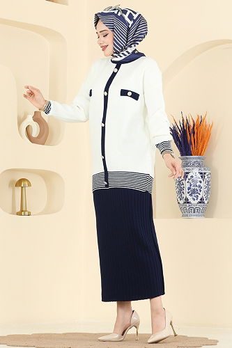 moda selvim Combined 2765AYD574 Navy Blue - Thumbnail