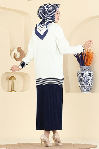 moda selvim Combined 2765AYD574 Navy Blue - Thumbnail