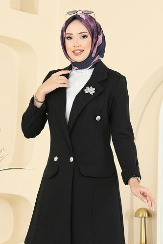 moda selvim طقم أسود 2766SL432 - Thumbnail