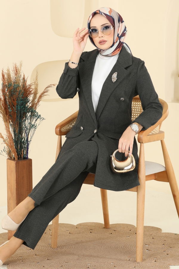 Modaselvim الاطقم طقم اخضر عفني 2766SL432