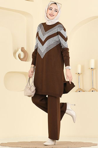 moda selvim Combined 2767AYD574 Brown - Thumbnail