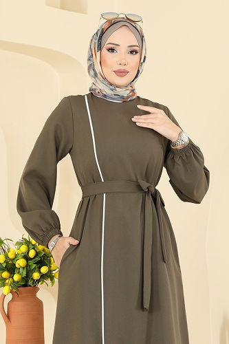 moda selvim طقم اخضر عفني 2767SL432 - Thumbnail