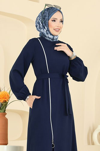 moda selvim طقم كحلي 2767SL432 - Thumbnail