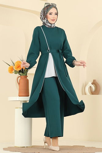 moda selvim طقم بترولي 2767SL432 - Thumbnail