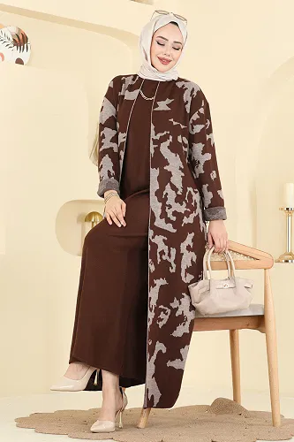 moda selvim Combined 2768AYD574 Brown - Thumbnail