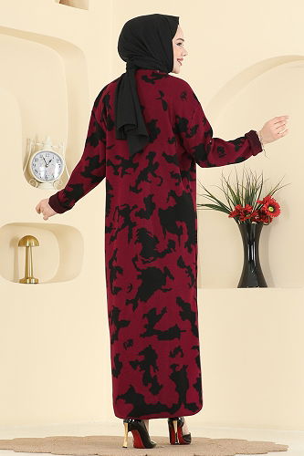 moda selvim Combined 2768AYD574 Burgundy - Thumbnail