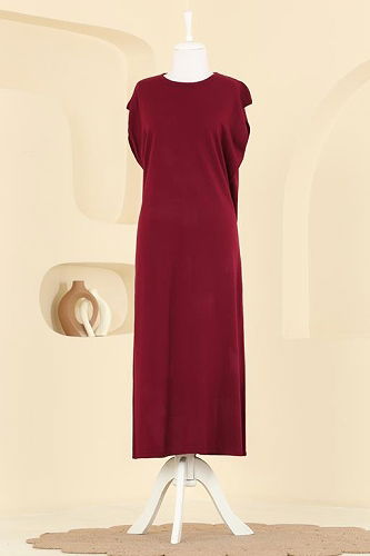 moda selvim طقم خمري 2768AYD574 - Thumbnail