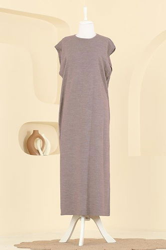 moda selvim طقم بيج غامق 2768AYD574 - Thumbnail