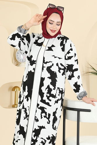 moda selvim طقم سكري 2768AYD574 - Thumbnail