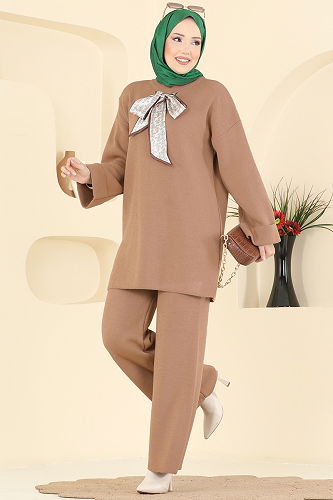 moda selvim طقم لاتيه 2771AYD574 - Thumbnail