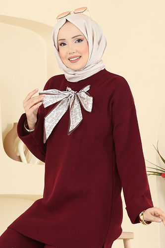 moda selvim Combined 2771AYD574 Light Burgundy - Thumbnail