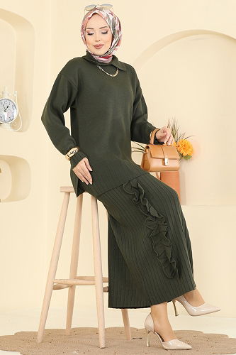 moda selvim Combined 2773AYD574 Khaki - Thumbnail