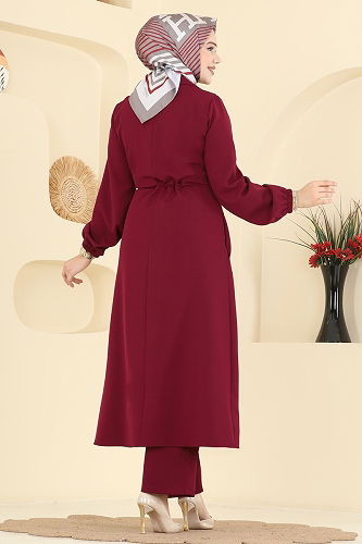 moda selvim Combined 2773SL432 Burgundy - Thumbnail