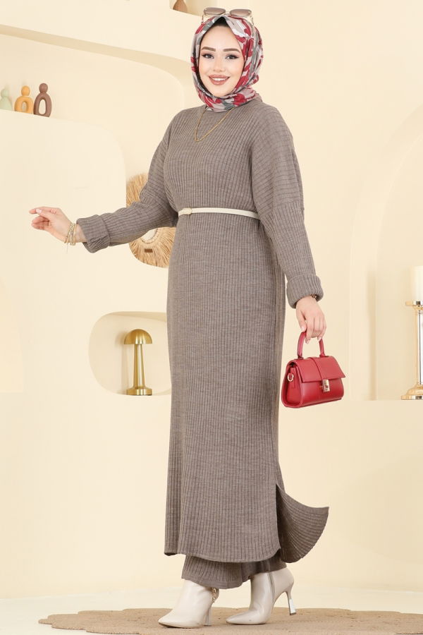 Modaselvim Hijab Combinations Combined 2774AYD574 Dark Vision