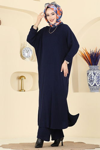 moda selvim Combined 2774AYD574 Navy Blue - Thumbnail