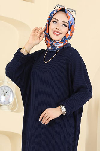 moda selvim طقم كحلي 2774AYD574 - Thumbnail