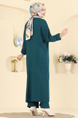 moda selvim طقم بترولي 2774AYD574 - Thumbnail