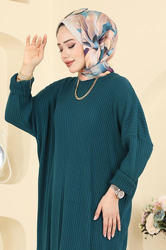 moda selvim طقم بترولي 2774AYD574 - Thumbnail