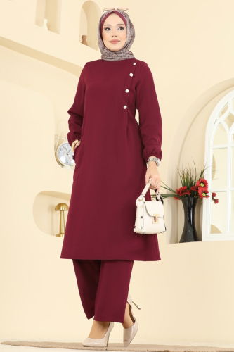 M.H. - Combined 2774MH427 Burgundy