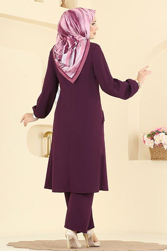 moda selvim Combined 2774MH427 Damson - Thumbnail