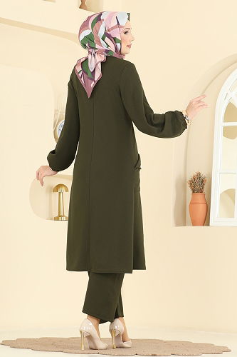 moda selvim Combined 2774MH427 Khaki - Thumbnail