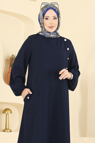 moda selvim طقم كحلي 2774MH427 - Thumbnail