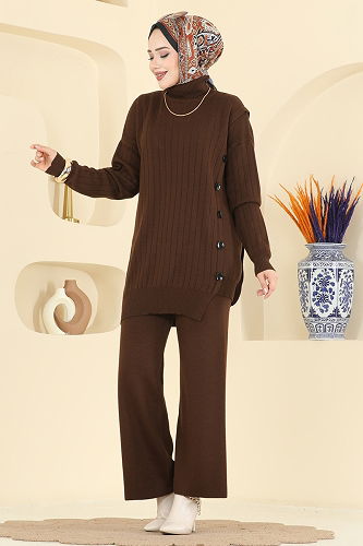 moda selvim Combined 2775AYD574 Brown - Thumbnail