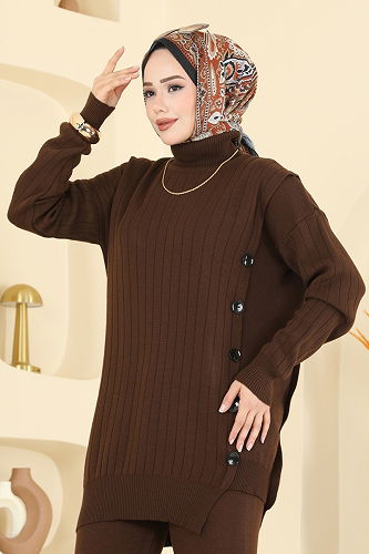 moda selvim Combined 2775AYD574 Brown - Thumbnail