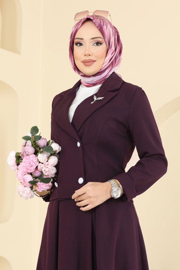 Modaselvim الاطقم طقم توتي غامق 2775SL432