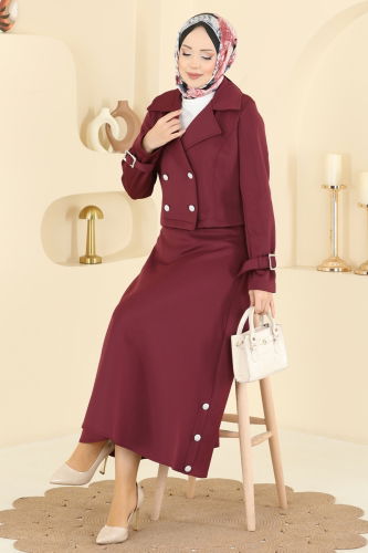 S.L. - Combined 2777SL432 Burgundy