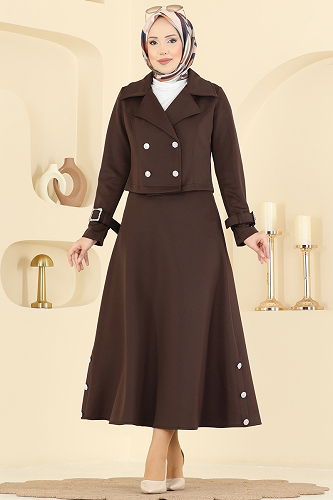 moda selvim Combined 2777SL432 Dark Brown - Thumbnail