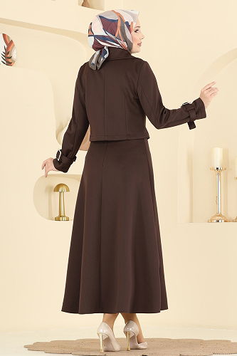 moda selvim Combined 2777SL432 Dark Brown - Thumbnail