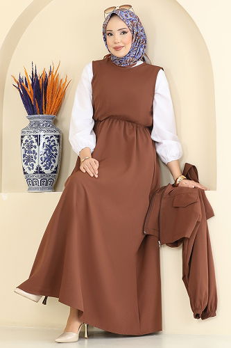 moda selvim Combined 2778AYD574 Brown - Thumbnail