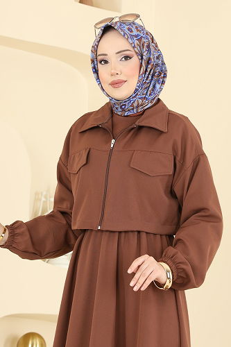 moda selvim Combined 2778AYD574 Brown - Thumbnail