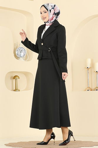 moda selvim طقم أسود 2778SL432 - Thumbnail