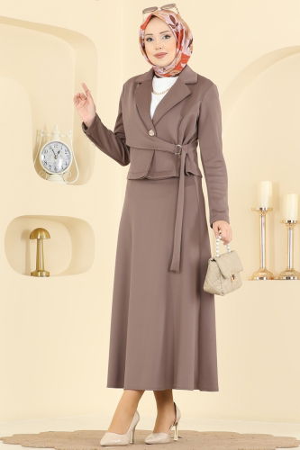 S.L. - طقم بيج غامق 2778SL432