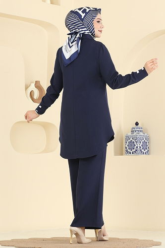 moda selvim طقم كحلي 2780SL432 - Thumbnail