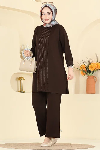 moda selvim Combined 2782AYD574 Brown - Thumbnail