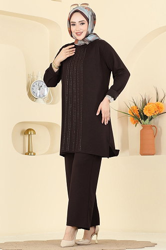 moda selvim Combined 2782AYD574 Dark Brown - Thumbnail