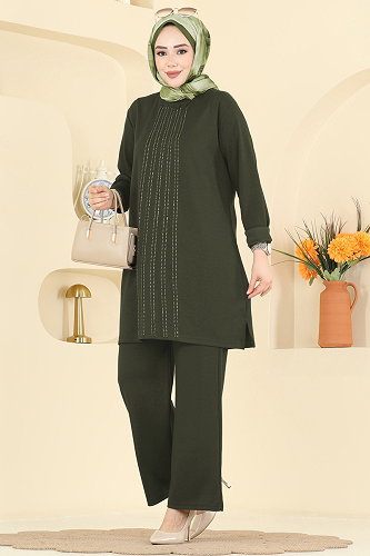 moda selvim Combined 2782AYD574 Khaki - Thumbnail