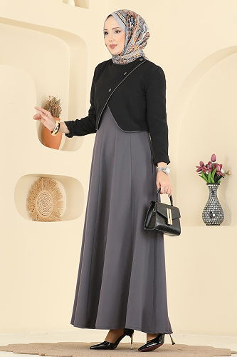 moda selvim Combined 2782SL432 Black & Anthracite - Thumbnail