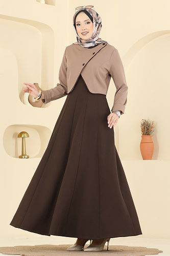 moda selvim Combined 2782SL432 dark vision&bitter brown - Thumbnail