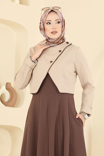 moda selvim Combined 2782SL432 Stone&Brown - Thumbnail