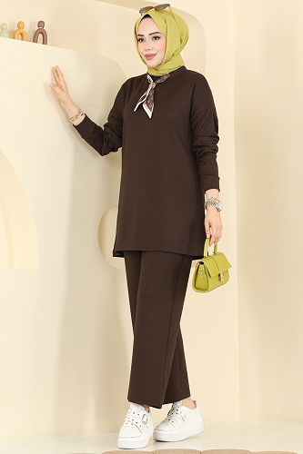 moda selvim Combined 2783AYD574 Brown - Thumbnail