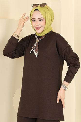 moda selvim Combined 2783AYD574 Brown - Thumbnail