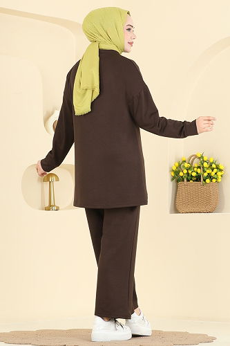 moda selvim Combined 2783AYD574 Brown - Thumbnail